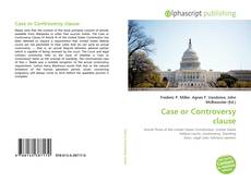 Обложка Case or Controversy clause