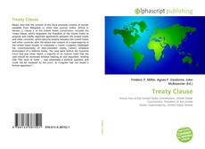 Capa do livro de Treaty Clause 