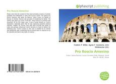 Pro Roscio Amerino kitap kapağı