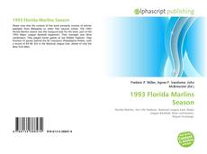 Bookcover of 1993 Florida Marlins Season