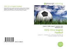 Couverture de 1972–73 in English Football