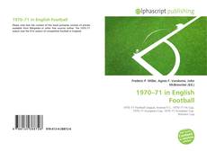 Couverture de 1970–71 in English Football