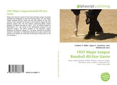 Bookcover of 1937 Major League Baseball All-Star Game