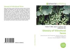 Обложка Glossary of Viticultural Terms