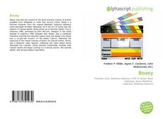 Capa do livro de Boxey 
