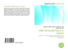 Capa do livro de 1963–64 Cardiff City F.C. Season 