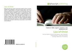 Capa do livro de Law of Christ 