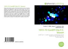 Capa do livro de 1972–73 Cardiff City F.C. Season 
