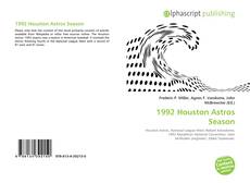 Bookcover of 1992 Houston Astros Season