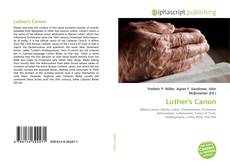 Borítókép a  Luther's Canon - hoz