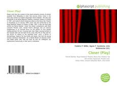 Borítókép a  Closer (Play) - hoz