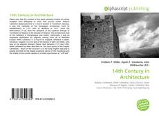 Bookcover of 14th Century in Architecture