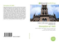 Bookcover of Disruption of 1843