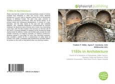 Bookcover of 1180s in Architecture