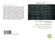 Borítókép a  1150s in Architecture - hoz