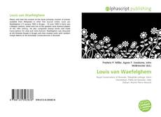 Borítókép a  Louis van Waefelghem - hoz