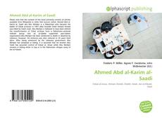 Borítókép a  Ahmed Abd al-Karim al-Saadi - hoz
