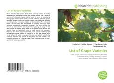 Borítókép a  List of Grape Varieties - hoz