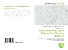 Charles Frederick, Grand Duke of Saxe-Weimar-Eisenach的封面