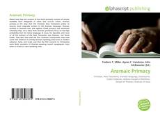 Copertina di Aramaic Primacy