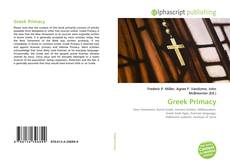 Bookcover of Greek Primacy