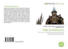 Bookcover of 1500s in Architecture