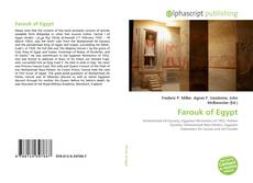 Bookcover of Farouk of Egypt