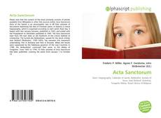 Capa do livro de Acta Sanctorum 