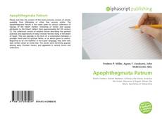 Portada del libro de Apophthegmata Patrum