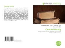Portada del libro de Cambrai Homily