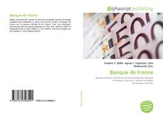 Portada del libro de Banque de France
