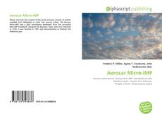 Capa do livro de Aerocar Micro-IMP 