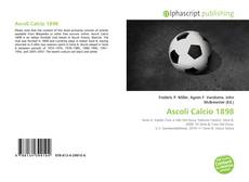 Capa do livro de Ascoli Calcio 1898 
