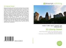 Buchcover von 33 Liberty Street