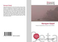 Capa do livro de Narayan Gopal 