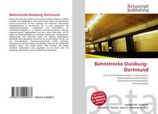 Bahnstrecke Duisburg–Dortmund的封面