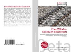Capa do livro de Prinz-Wilhelm-Eisenbahn-Gesellschaft 