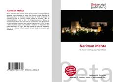 Capa do livro de Nariman Mehta 