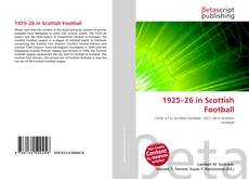 Buchcover von 1925–26 in Scottish Football