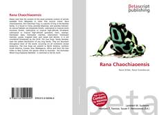 Buchcover von Rana Chaochiaoensis