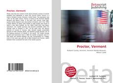 Buchcover von Proctor, Vermont