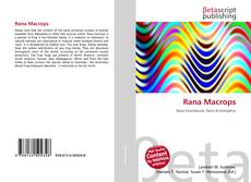 Buchcover von Rana Macrops