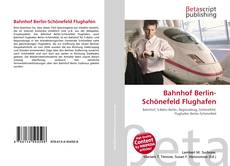 Buchcover von Bahnhof Berlin-Schönefeld Flughafen