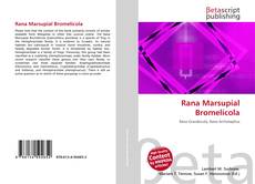 Buchcover von Rana Marsupial Bromelícola