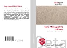 Buchcover von Rana Marsupial De Williams