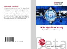 Bookcover of Host Signal Processing