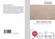 Bookcover of Rana, Burkina Faso