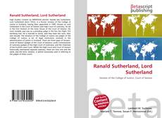 Bookcover of Ranald Sutherland, Lord Sutherland