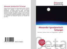 Alexander Ignatjewitsch Schargei的封面