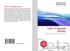 Borítókép a  1976–77 Segunda División - hoz